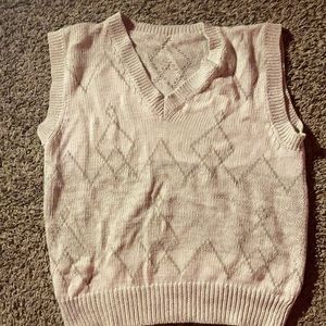 Sweater tank top goes over shirt